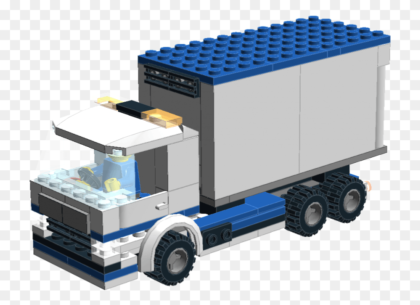 723x549 Original Lego Creation By Independent Designer Trailer Truck, Toy, Vehicle, Transportation HD PNG Download