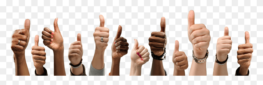 2237x614 Original Muchas Manos, Finger, Thumbs Up, Person HD PNG Download