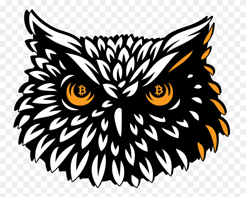 751x612 Original Satoshi Owl Head Silhouette, Pattern, Symbol, Stencil HD PNG Download