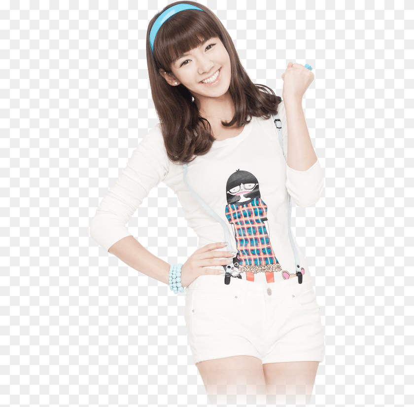 Original Size At 478 Snsd Daum, Long Sleeve, Person, Blouse, Body Part Sticker PNG