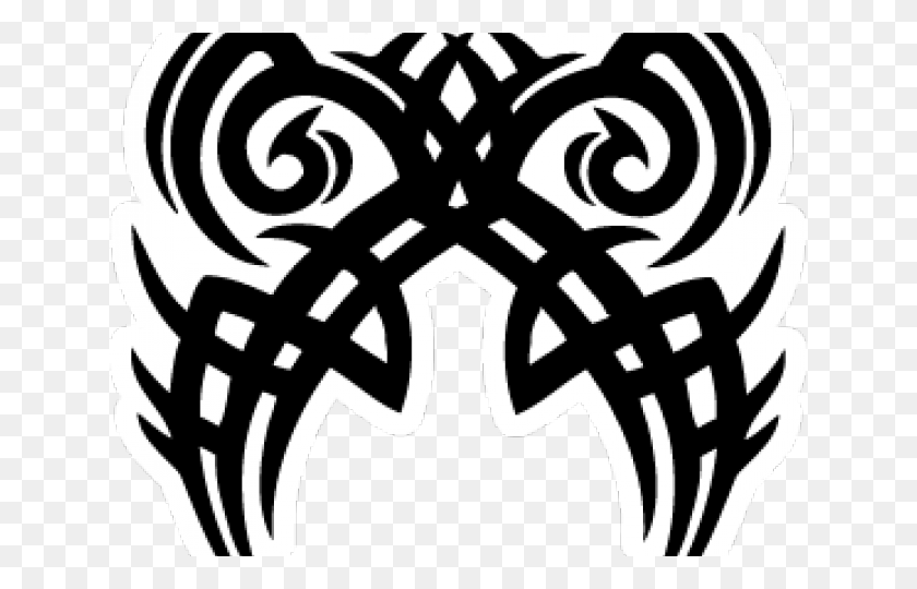 640x480 Original Tribal, Stencil, Symbol HD PNG Download