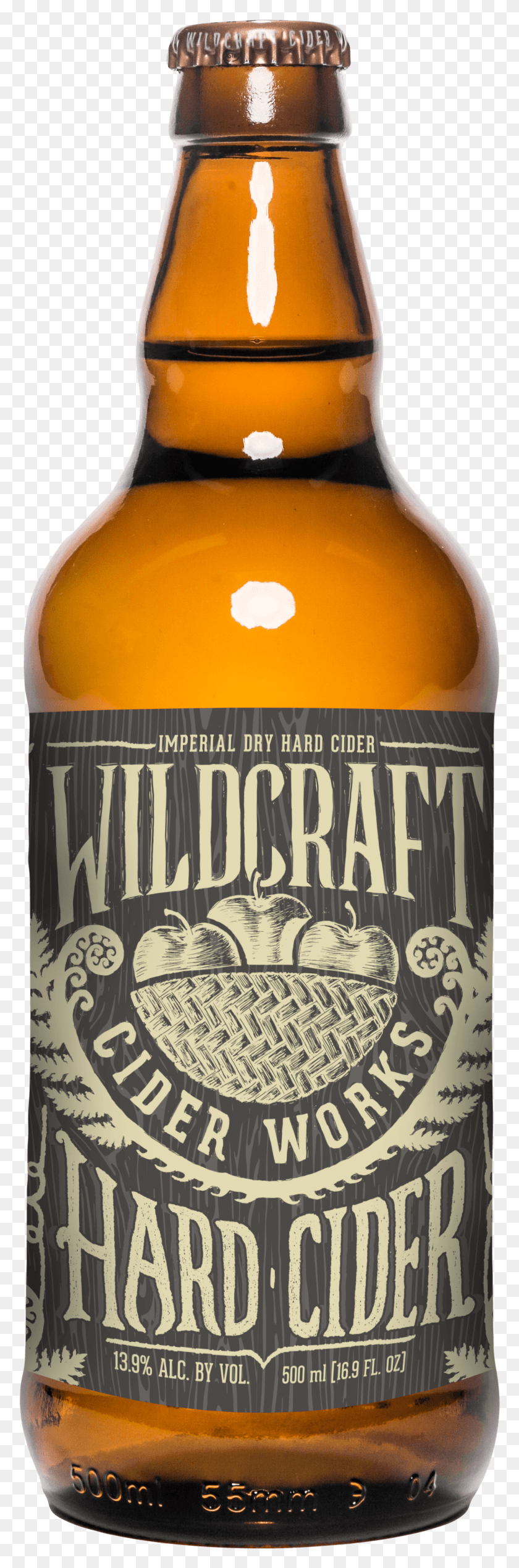 1267x4028 Originally Made As A Wildcraft Pub Only Cider This Beer Bottle, Liquor, Alcohol, Beverage HD PNG Download
