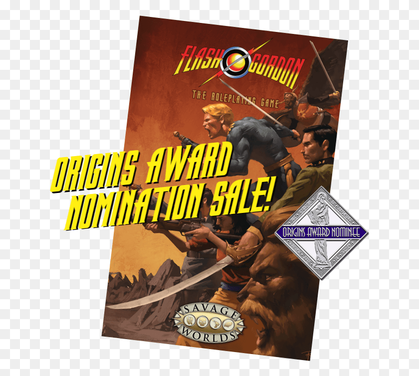 643x694 Origins Award Nomination Flash Sale Flash Gordon, Poster, Advertisement, Person HD PNG Download