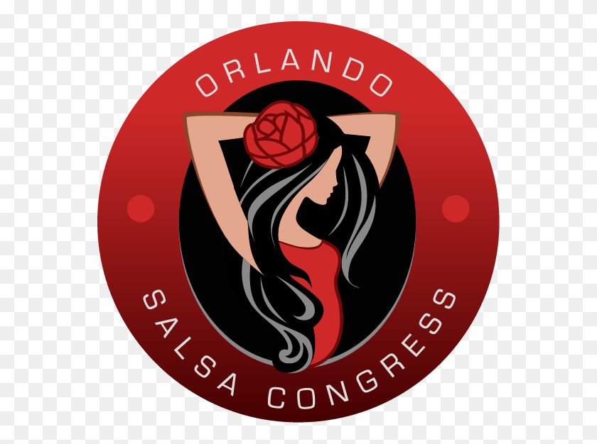 566x566 Orlando Salsa Congress Logo Orlando Salsa Congress 2018, Symbol, Trademark, Badge HD PNG Download