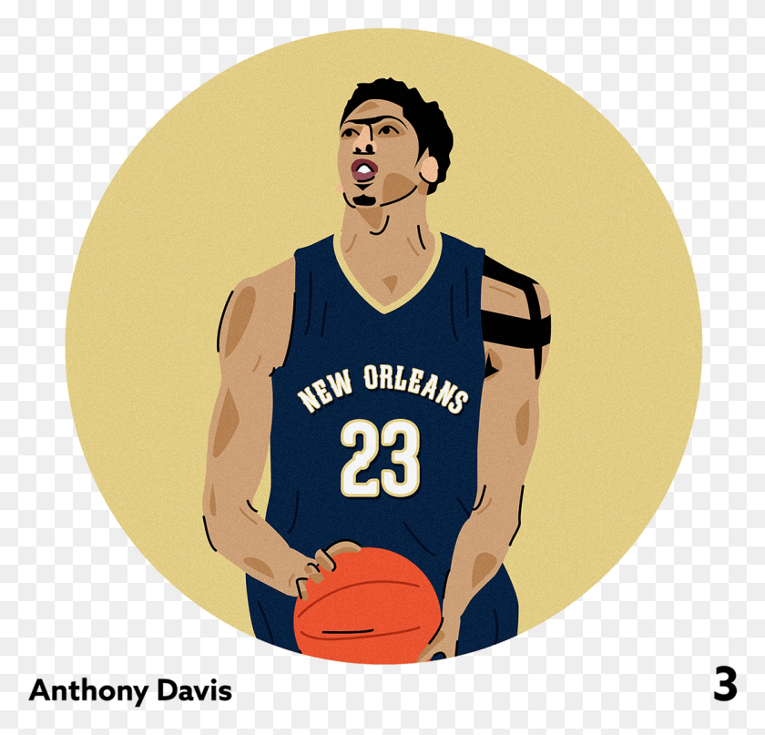 1095x1050 Orleans Pelicans Anthony Davis Jersey Youth, Person, Human, People HD PNG Download