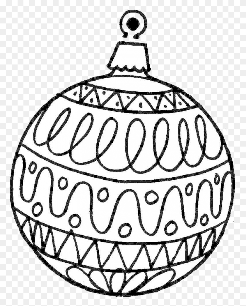 793x1001 Ornament Christmas Clipart For Gadget Transparent Coloring, Easter Egg, Egg, Food HD PNG Download