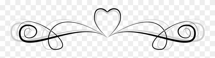 1281x273 Орнамент Сердце Валентинка Сердце, Узор, Графика Hd Png Скачать