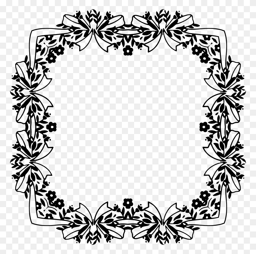 774x774 Ornamental Clipart Free For Ornament Vector Ornamen Bunga, Gray, World Of Warcraft HD PNG Download