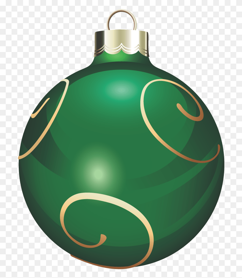 718x902 Ornaments Clipart 15 Ornaments Clipart Clear Background Green And Gold Christmas Balls, Ball, Liquor, Alcohol HD PNG Download