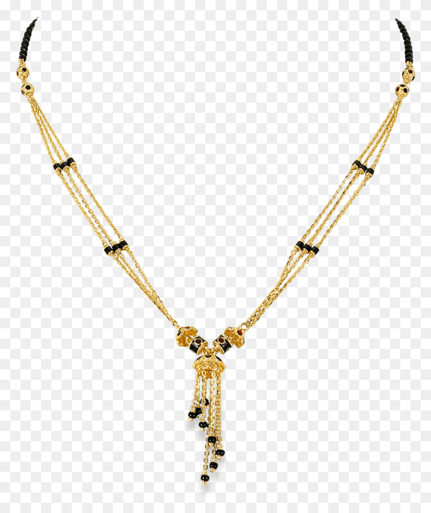 814x981 Orra Gold Mangalsutra Gold Hindu Mangalsutra Design, Ожерелье, Ювелирные Изделия, Аксессуары Hd Png Скачать