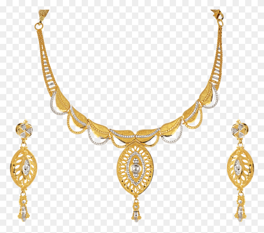 1119x981 Orra Gold Set Necklace Designs Latest Kitty Set Designs In Gold, Jewelry, Accessories, Accessory HD PNG Download