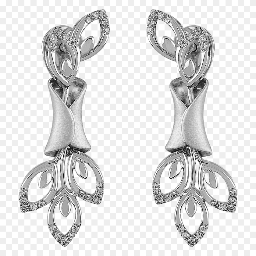 716x780 Orra Platinum Earring Earrings, Jewelry, Accessories, Accessory HD PNG Download
