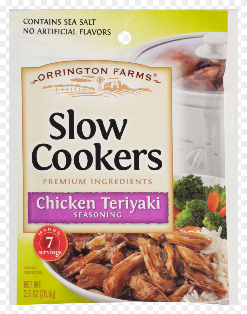 1845x2388 Orrington Farms Chicken Teriyaki Slow Cooker Mix Slow Cooker HD PNG Download