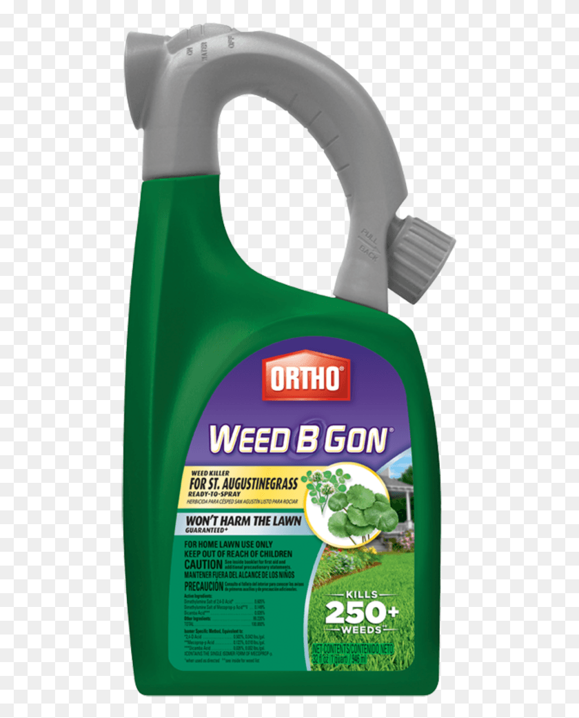 489x981 Descargar Png / Herbicida Ortho Weed B Gon Weed Killer Para St Weed B Gon, Alimentos, Etiqueta, Texto Hd Png