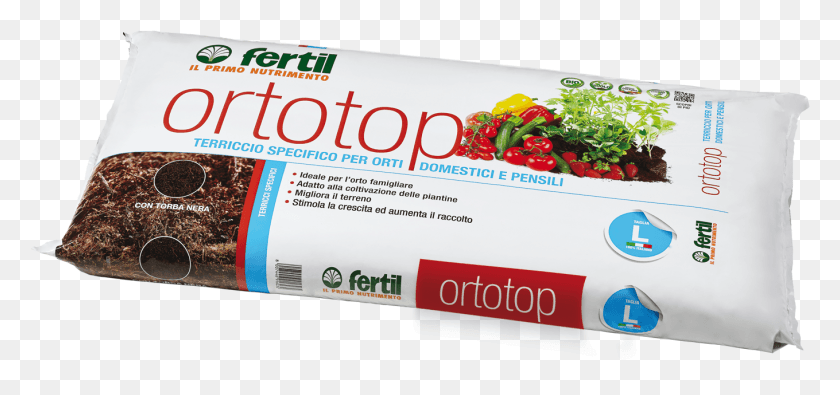1359x585 Ortotop Soil Specific To Kitchen Gardens And Hanging Chocolate, Label, Text, Advertisement HD PNG Download