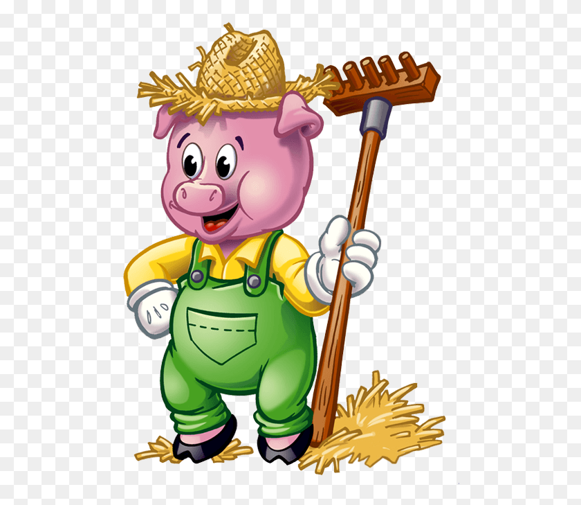 488x669 Os Trs Porquinhos Three Little Pigs Pig, Toy, Outdoors, Leisure Activities HD PNG Download