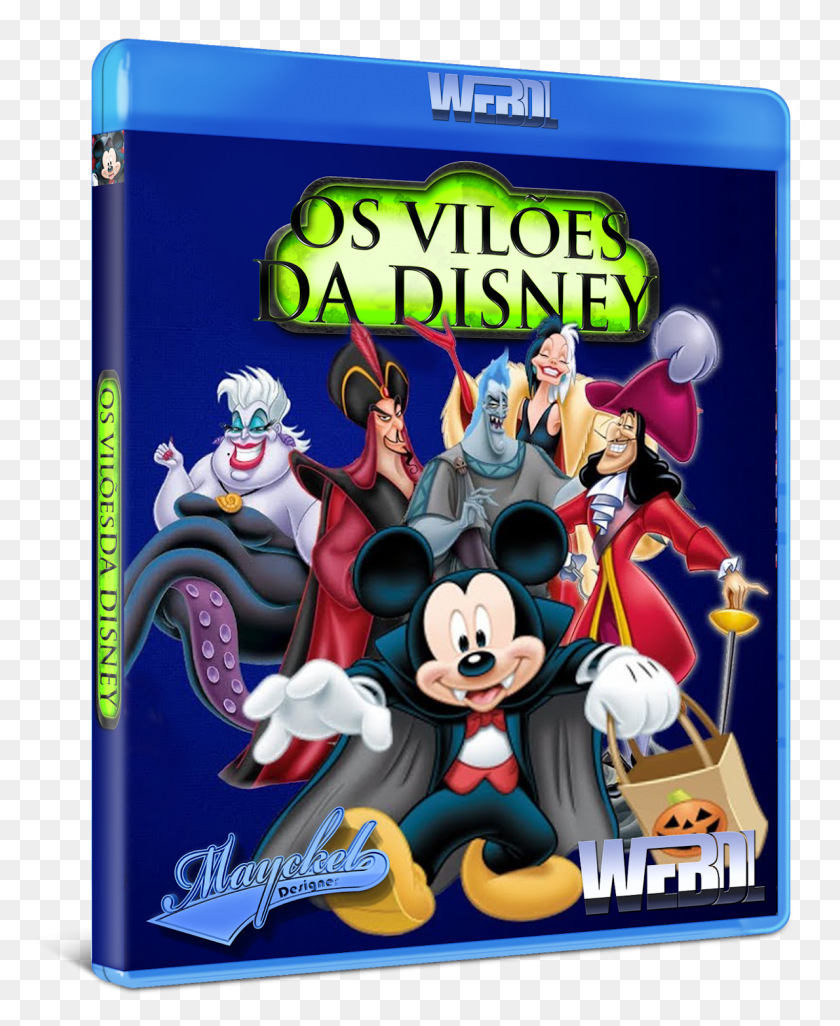 1190x1475 Os Viles Da Disney Dual Udio Hdtv 720p Disney Villains, Disk, Dvd, Person HD PNG Download