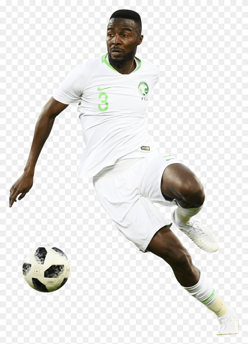 819x1160 Osama Hawsawi Render Soccer Kick, Person, Human, People HD PNG Download