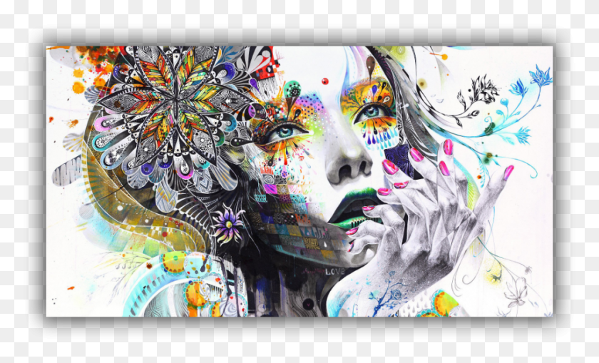 944x544 Oscar And The Wolf Killer You Psychedelic Girl, Crowd, Parade, Carnival HD PNG Download