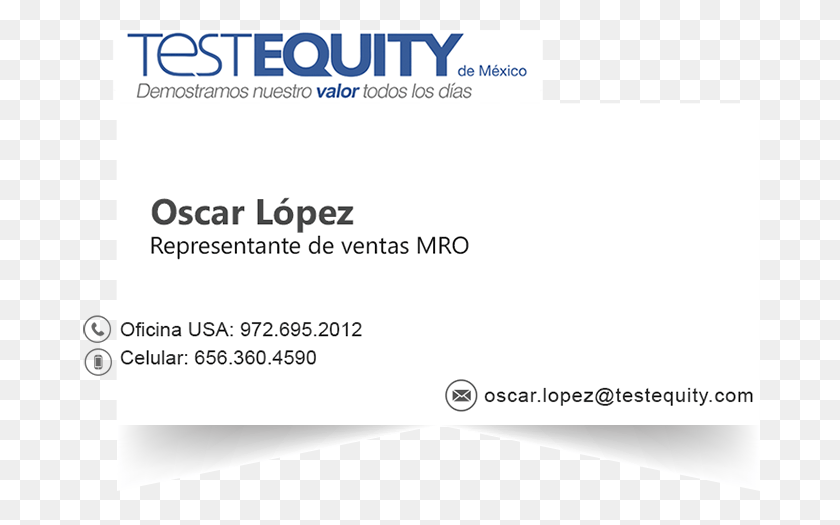 680x465 Oscar Testequity, Text, Business Card, Paper HD PNG Download