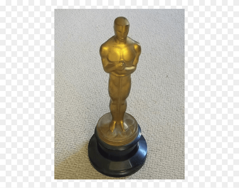 461x601 Trofeo Oscar, Escultura De Bronce, Estatua, Juguete Hd Png
