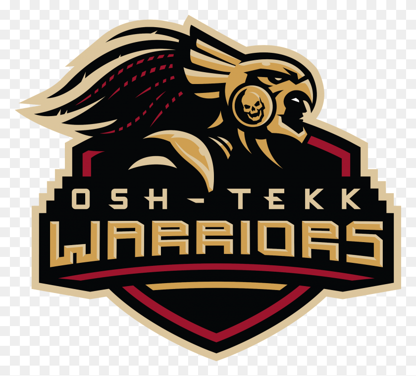 2208x1987 Osh Tekk Warriors, Label, Text, Logo HD PNG Download