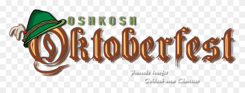 919x306 Descargar Png Oshkosh Oktoberfest Logo Caligrafía, Texto, Alfabeto, Word Hd Png