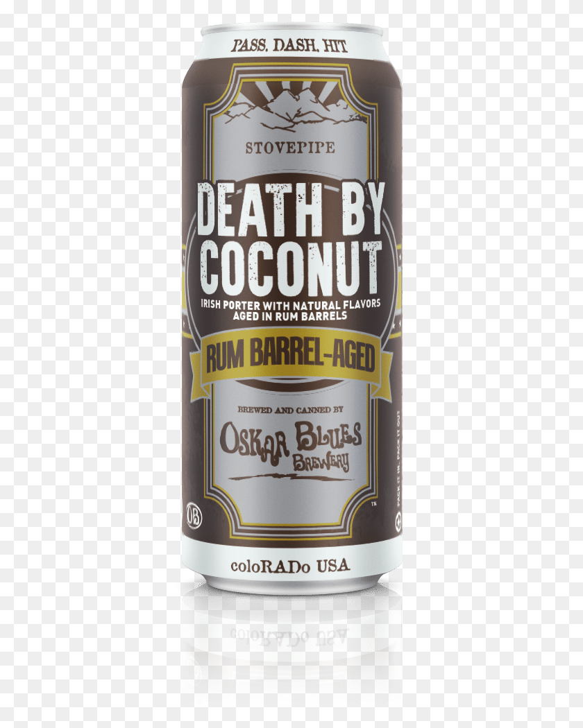 349x990 Oskar Blues Rum Barrel Aged Death By Coconut Debuts Oskar Blues Barrel Aged, Beer, Alcohol, Beverage HD PNG Download