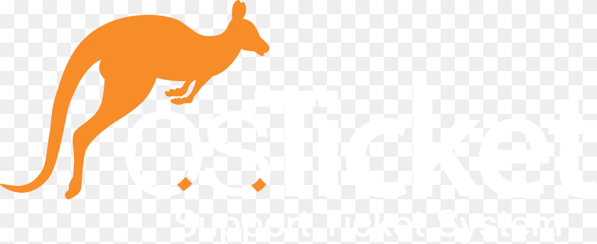 2390x977 Osticket Logo Kangaroo, Animal, Mammal Transparent PNG