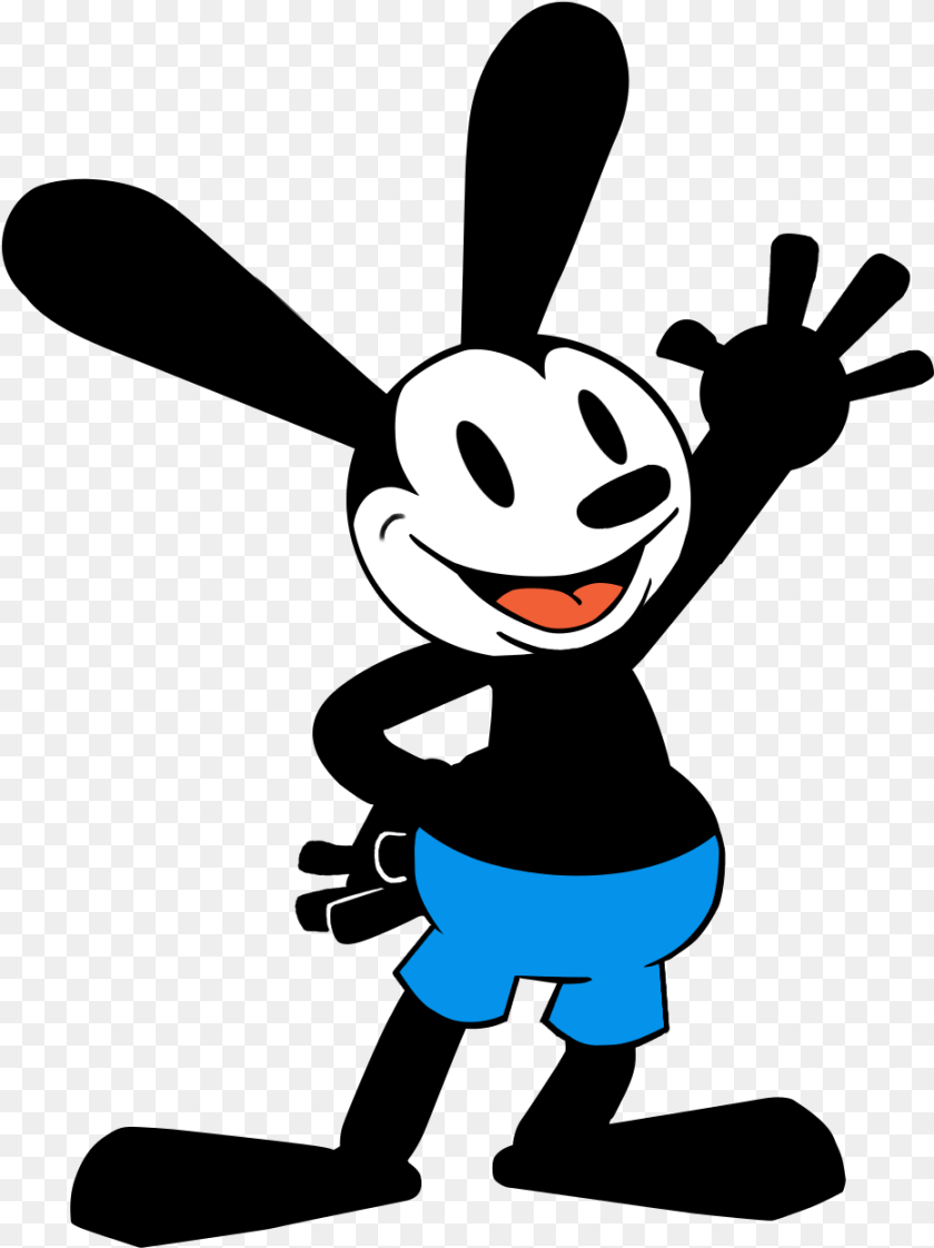 933x1246 Oswald Oswald The Lucky Rabbit Black And White, Cartoon Transparent PNG