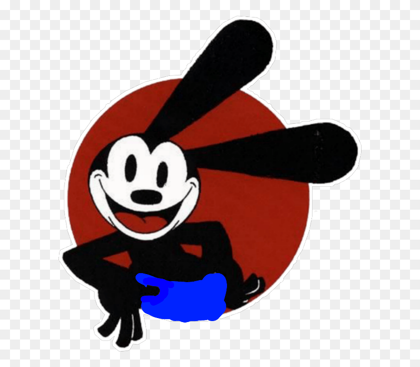 607x675 Oswald Oswald The Lucky Rabbit Iphone, Label, Text, Sticker HD PNG Download