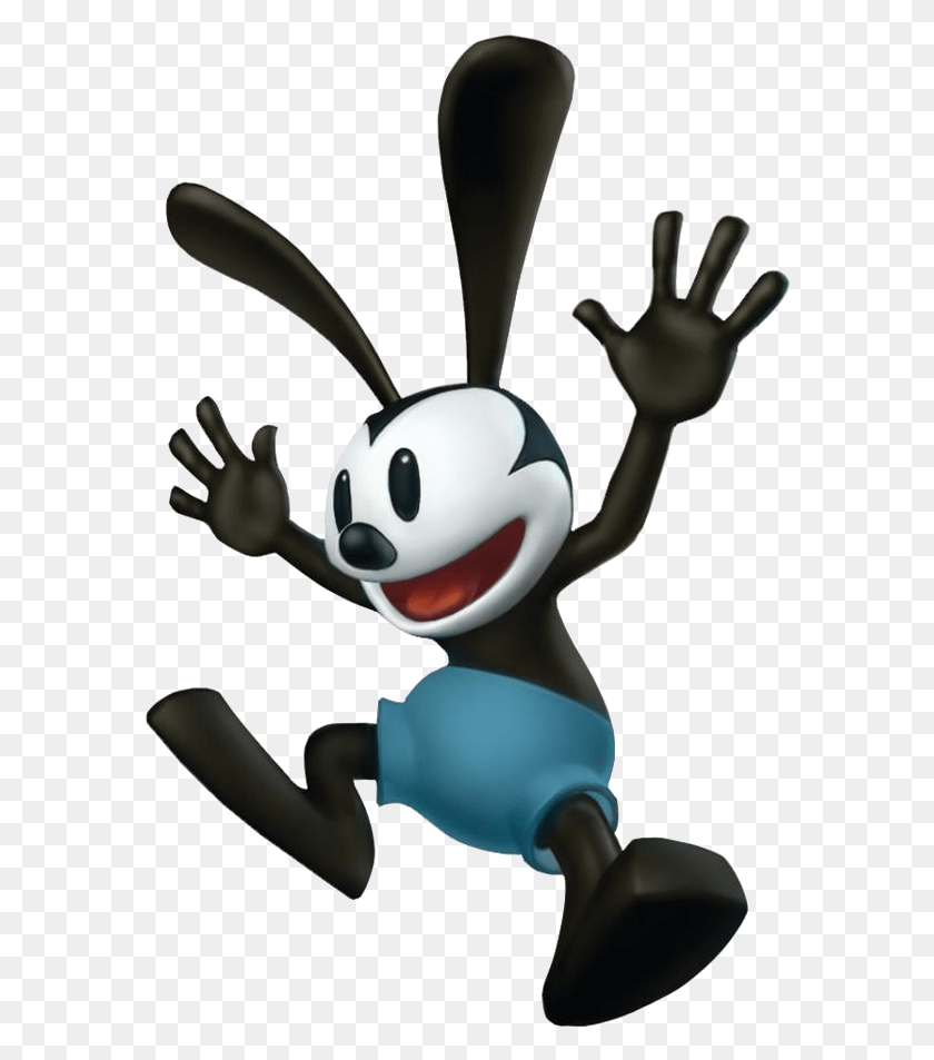 580x893 Oswald The Lucky Rabbit Jumping Mickey Mouse Y Oswald, Wasp, Bee, Insect HD PNG Download