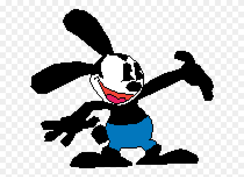 633x549 Oswald Without Gloves And Boot Oswald The Lucky Rabbit Book, Stencil, Label, Text HD PNG Download