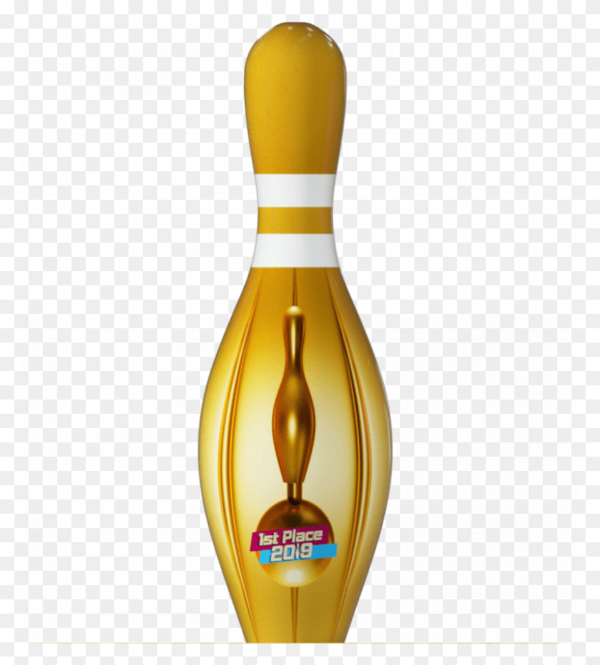 800x895 Otb Gold Pin 1st Place Ten Pin Bowling, Spoon, Cutlery, Beverage HD PNG Download