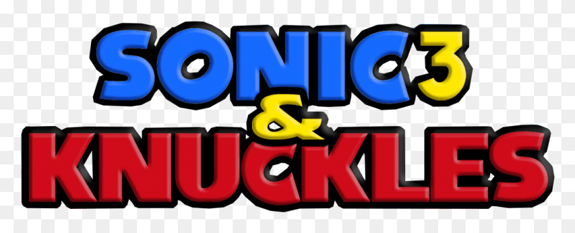 1038x373 Other Graphic Sonic 3 Amp Knuckles Logo, Word, Text, Alphabet HD PNG Download