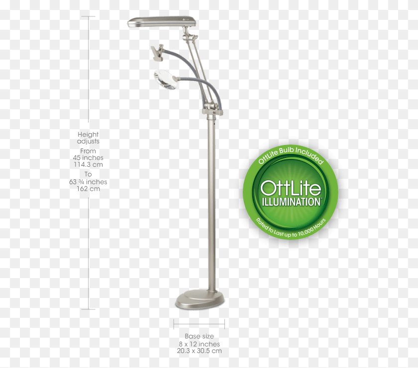 564x681 Ottlite 3 In 1 Craft Lamp Craft Lamps Craft Table Lamp Ott Lite Clamp, Shower Faucet HD PNG Download