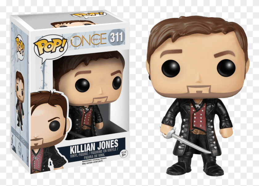856x597 Ouat Once Upon A Time Killion Jones Captain Hook Dishonored Funko Pop, Doll, Toy, Figurine HD PNG Download