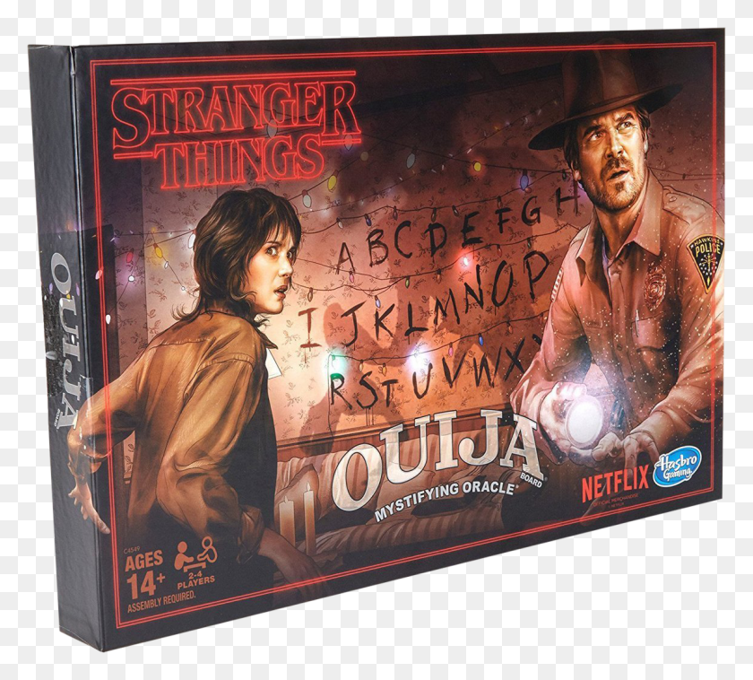 1155x1035 Ouija Board Game Stranger Things Board Game, Poster, Advertisement, Person HD PNG Download