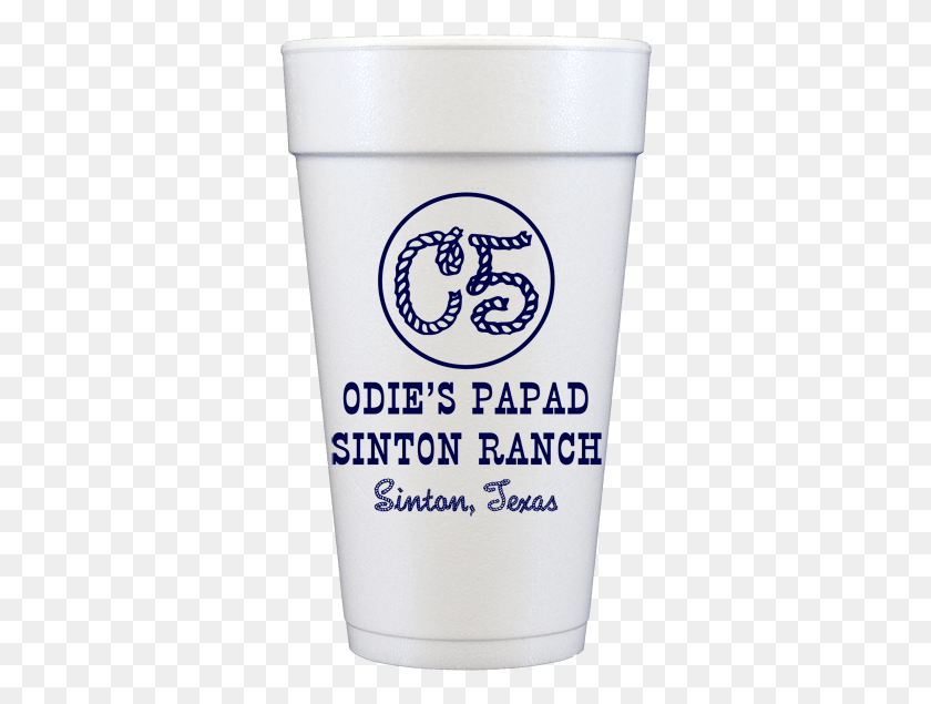 336x575 Ounce Custom Styrofoam Cups Pint Glass, Cosmetics, Bottle, Coffee Cup HD PNG Download