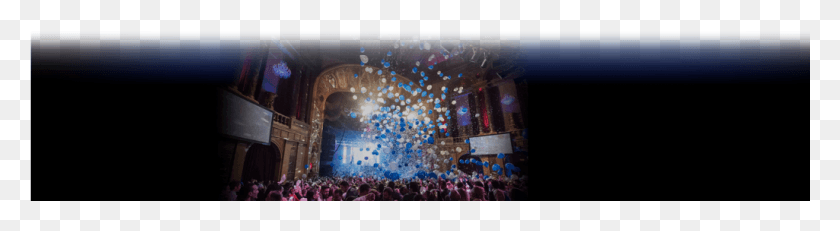 1025x225 Our Ball Will Make You Stage, Confetti, Paper, Crowd HD PNG Download