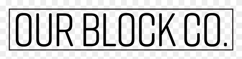 2536x483 Our Block Co Black And White, Gray, World Of Warcraft, White Board HD PNG Download