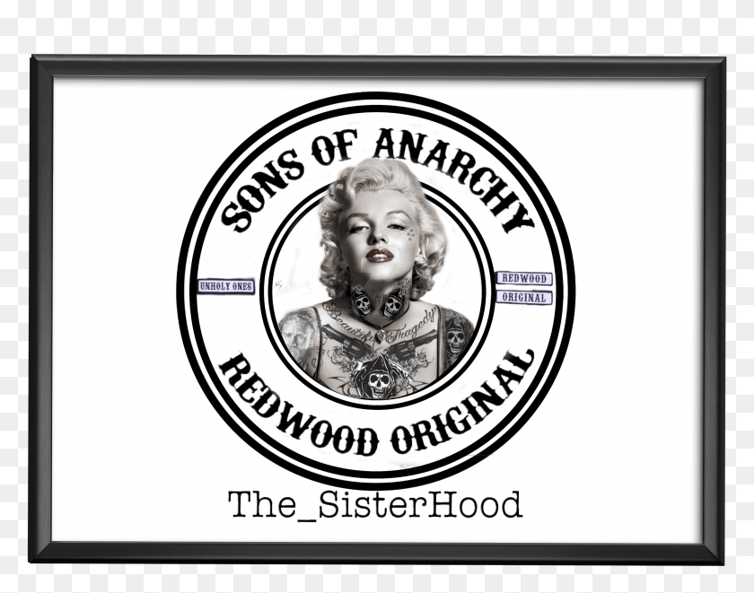 2908x2241 Nuestra Marca En Representación De La Hermandad De La Pared Logo Sons Marilyn Monroe, Persona, Humano, Etiqueta Hd Png