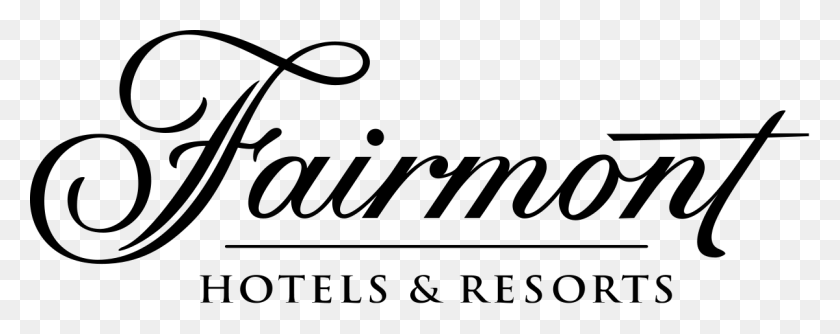 1200x423 Наши Клиенты Логотип Fairmont Hotels And Resorts, Серый, World Of Warcraft Hd Png Скачать
