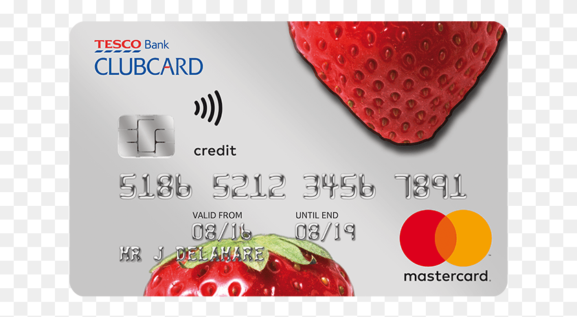 639x402 Our Clubcard Credit Card Nanmb Tesco Clubcard Credit Card, Strawberry, Fruit, Plant HD PNG Download