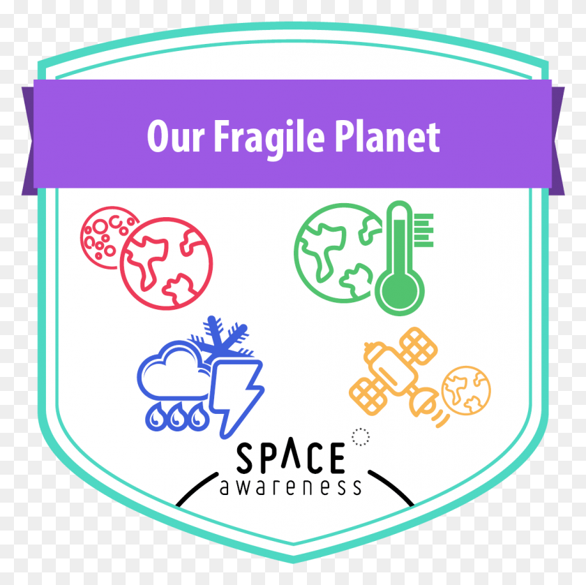 1087x1085 Our Fragile Planet Course Badge, Label, Text, Logo HD PNG Download