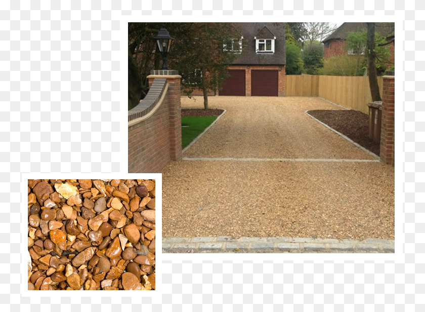 753x556 Our Golden Gravel Is A More Rounded Material Ideally, Rug, Plant, Garage HD PNG Download