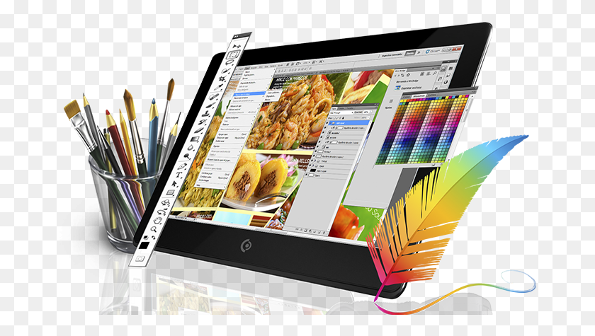 674x415 Our Graphic Design Courses Are Designed To Get You Kompyuternaya Grafika I Dizajn, Computer, Electronics, Tablet Computer HD PNG Download