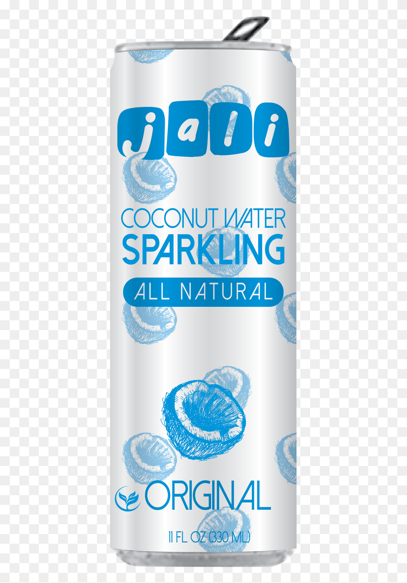 391x1141 Our Jali Brand Coconut Water Sparkling Is Sourced Poster, Tin, Can, Aluminium HD PNG Download