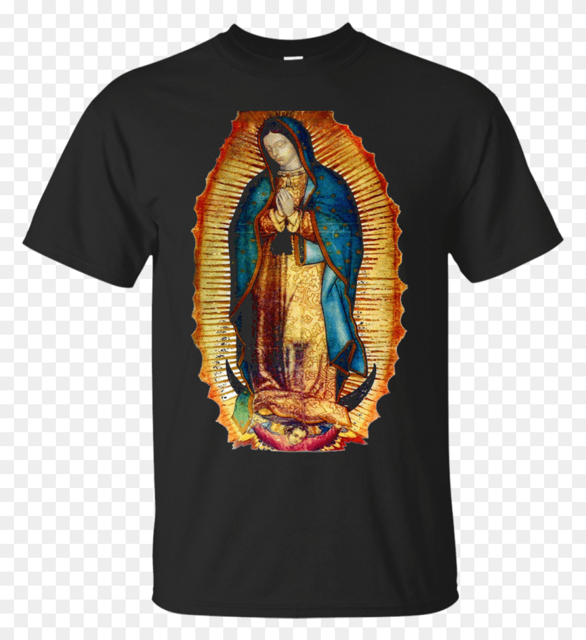 1039x1143 Our Lady Of Guadalupe 2 Mexico Apparition Apparel, Clothing, T-shirt, Sleeve HD PNG Download
