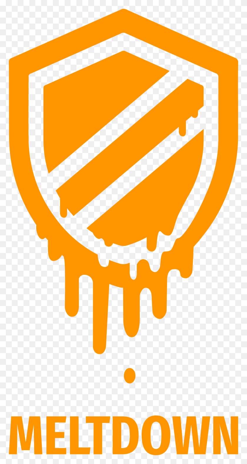 3599x7002 Our Meltdown And Spectre Logo, Poster, Advertisement, Label HD PNG Download